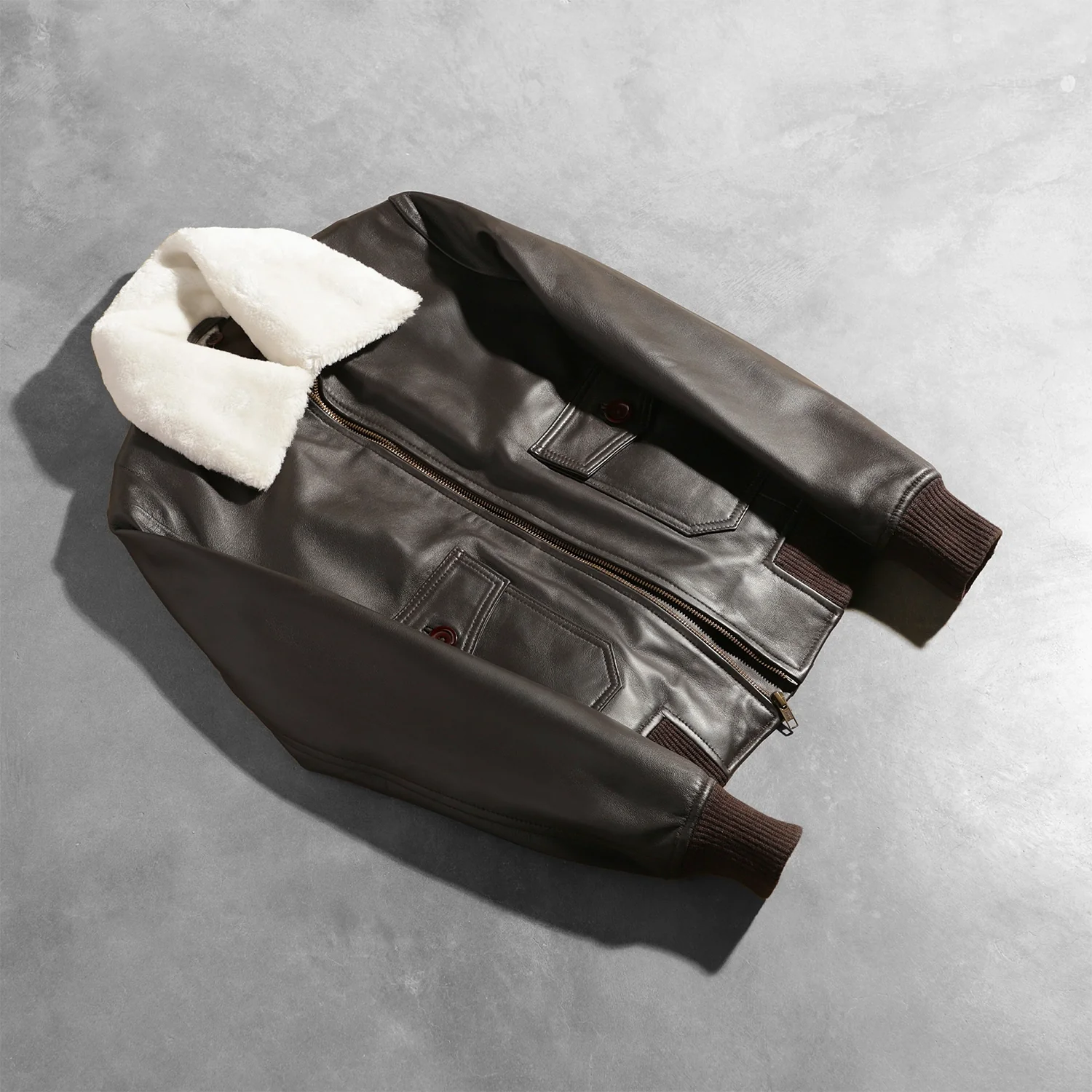 Stella_G-1_Brown_Leather_Bomber_Jacket_1