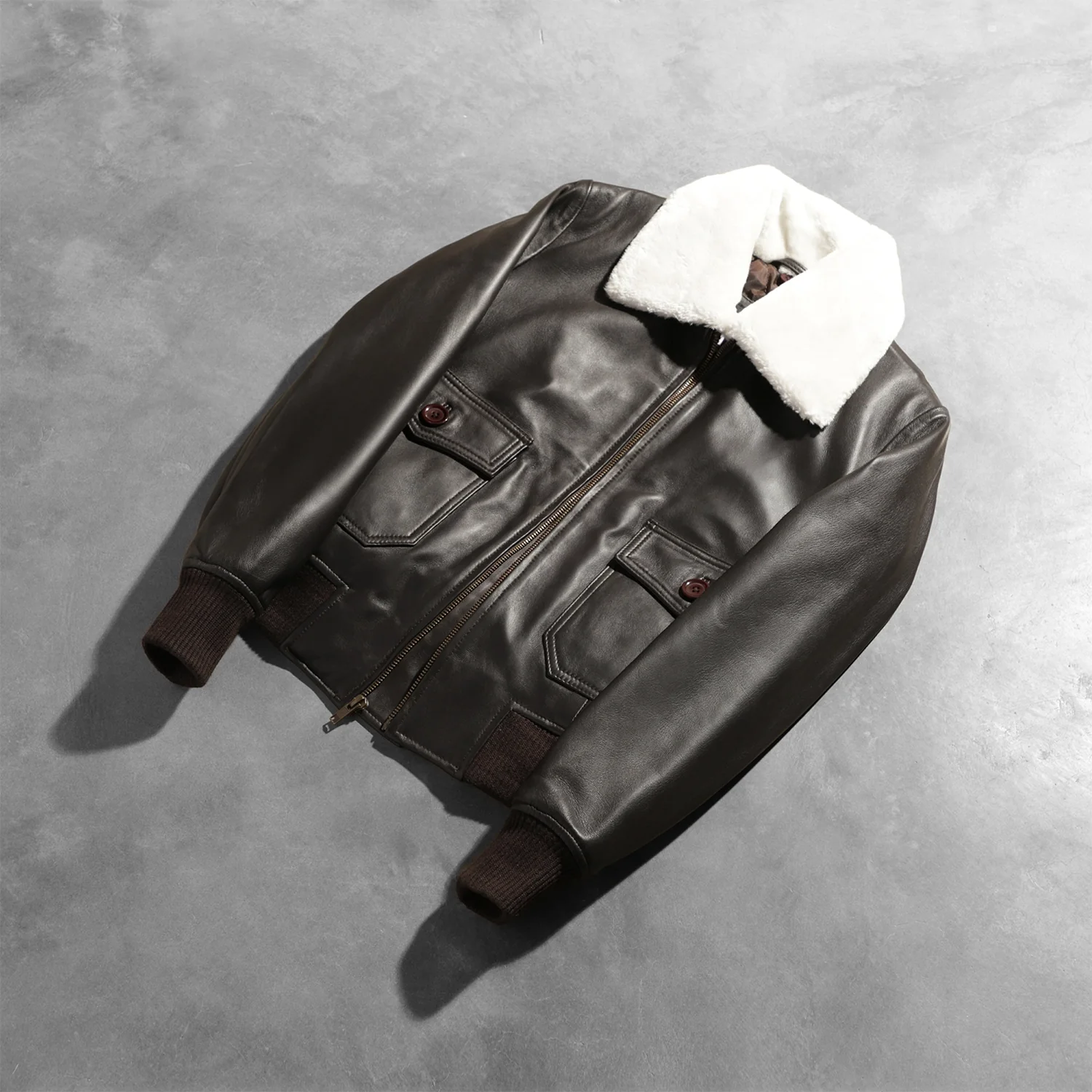 Stella_G-1_Brown_Leather_Bomber_Jacket_2