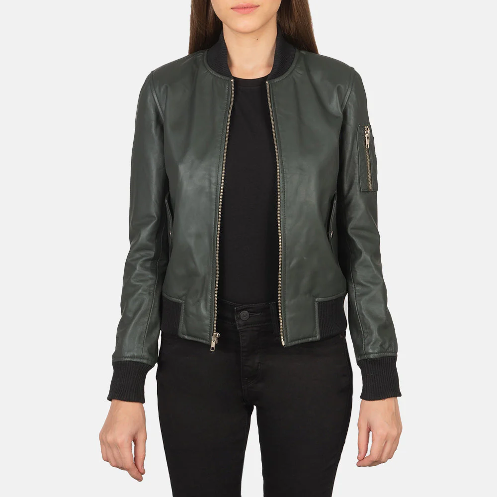 Women_s_Ava_Ma-1_Green_Leather_Bomber_Jacket_Open_Front_9be640d8-a223-4b5c-b614-8518cc51778d (2)