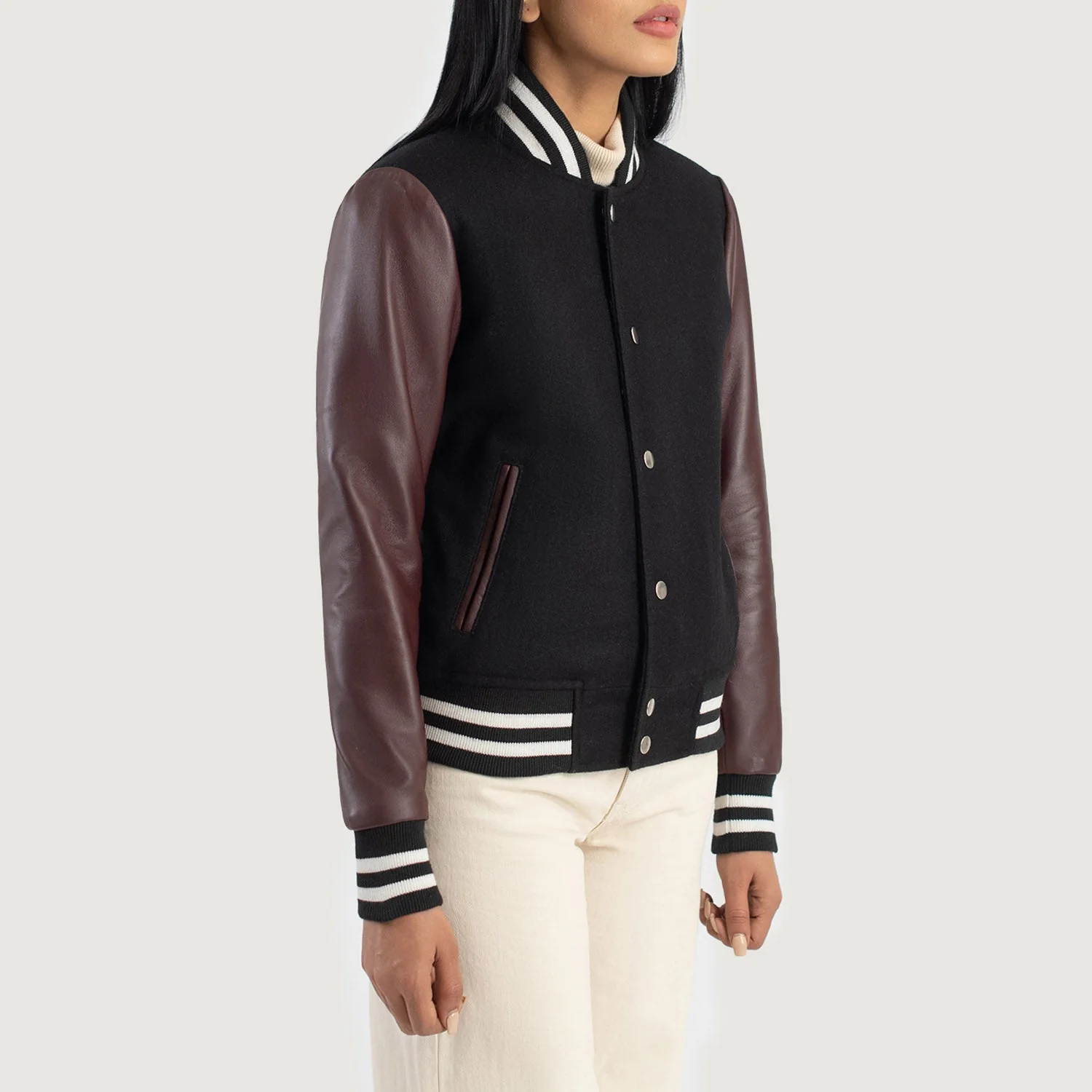 Women_s_Savant_Maroon_Hybrid_Varsity_Jacket_Side_Pose-3_d934032e-8152-4822-a6ef-12de0088e9ff
