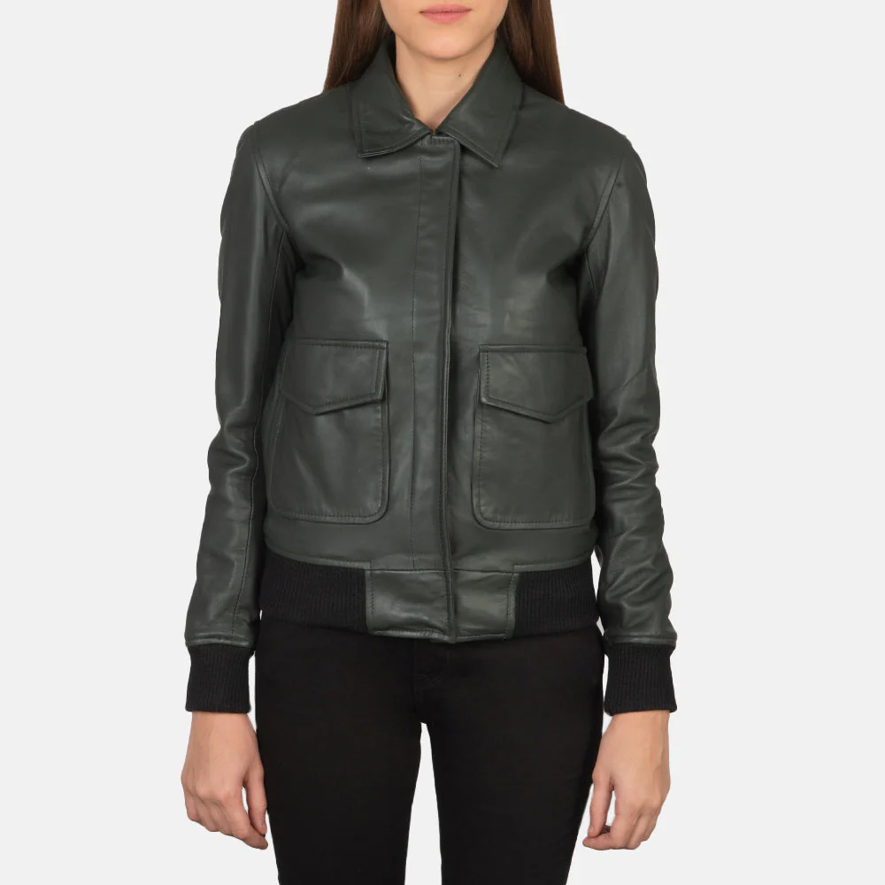 Women_s_Westa_A-2_Green_Leather_Bomber_Jacket_Close_Front_eae7f798-3f57-4987-a79c-d34b71d99c99