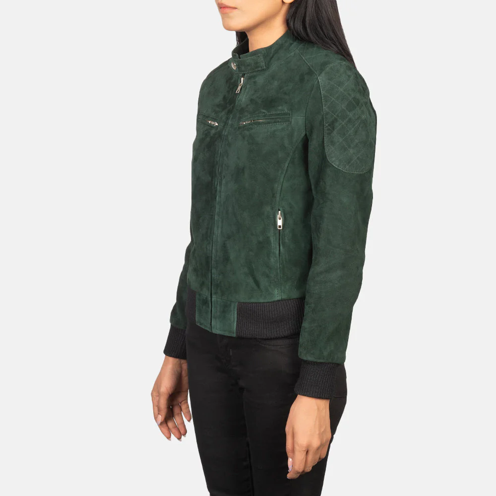 Women_s_Zenna_Green_Suede_Bomber_Jacket_Side_Pose-3_ecb7264e-2e76-40dd-835a-f98b5a4409a3